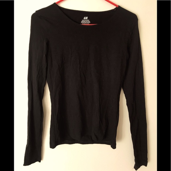H&M Black Long-Sleeved Shirt - Picture 1 of 3